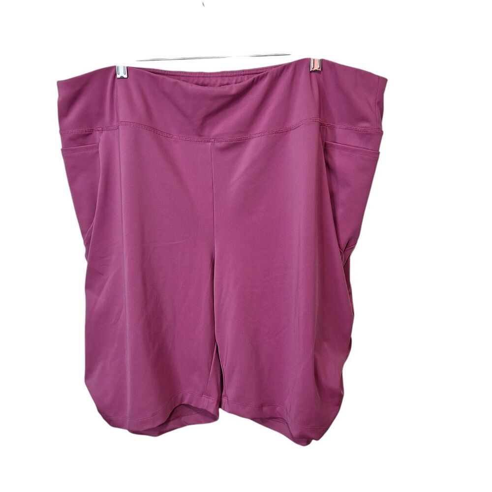 CLifestyle Live Well Women's Athletic Shorts 26/28W Pink Stretch Pockets Casual